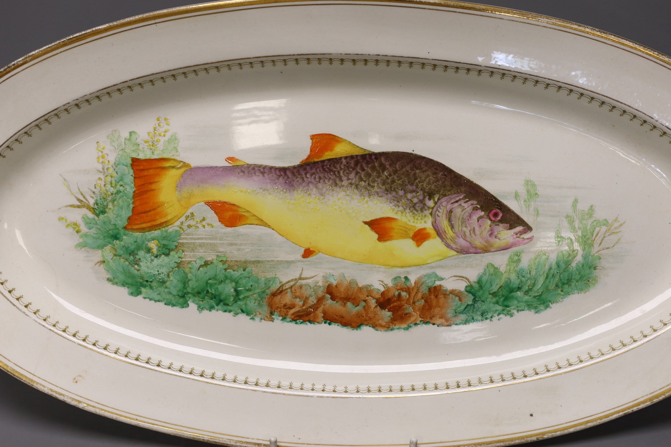 Bishop pottery Fish plates and dishes